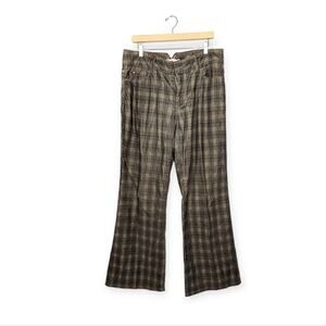 Vintage Retro Tommy Hilfiger Plaid Y2K Wide Leg Pants Size 14